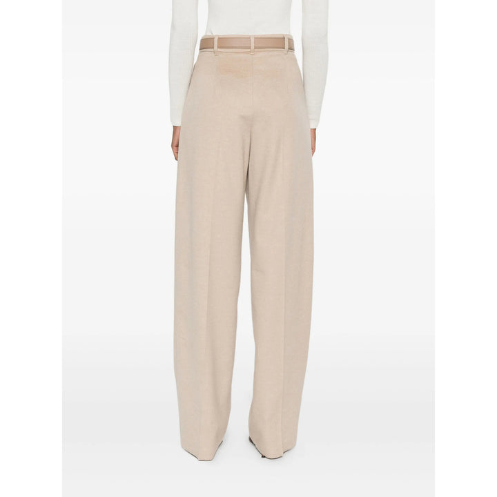 Max Mara Studio Pants - Neutral | a9cd0db7ec6f7f69a3a52a31fd13e382f03678d0