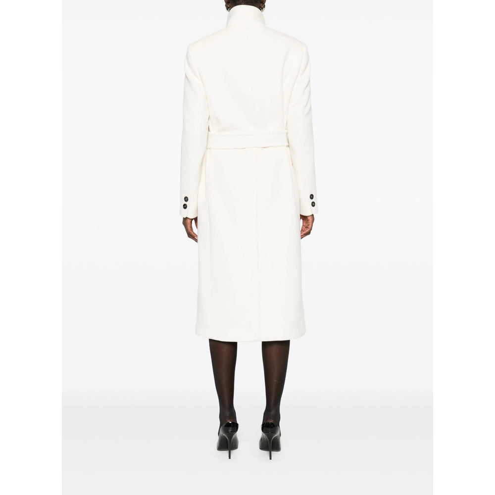 Max Mara Studio Coats - White | c70835307dcb8996f077c9ebdb4d1be900f20d88