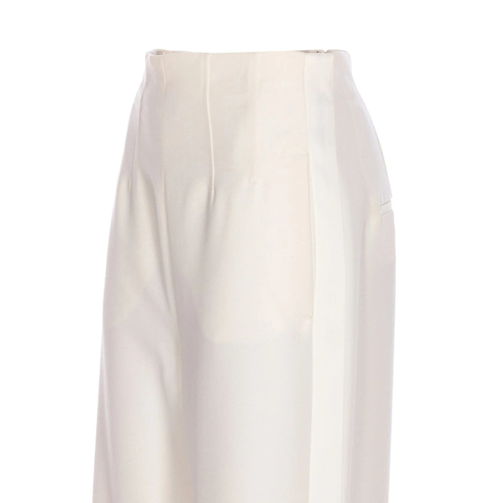 Max Mara Pianoforte Pants - White | b25120864c8095fd1fd0c22e0660b9c3c0f871c8