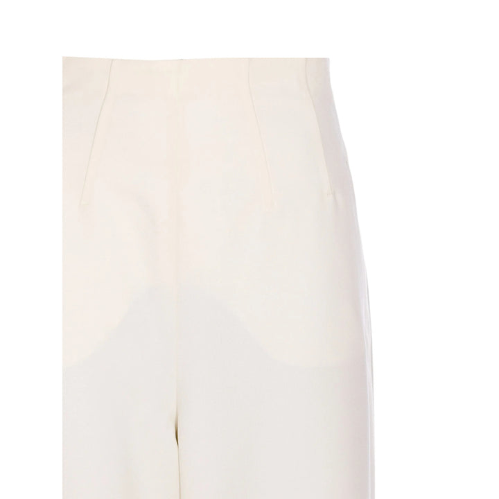 Max Mara Pianoforte Pants - White | a620b2f7a4387eded527473836425e5420c513a6