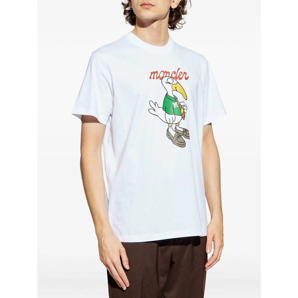 Moncler T Shirts - White | 81a8c0e9c8ce90e3b5d9a4c564d1377992b9dcec