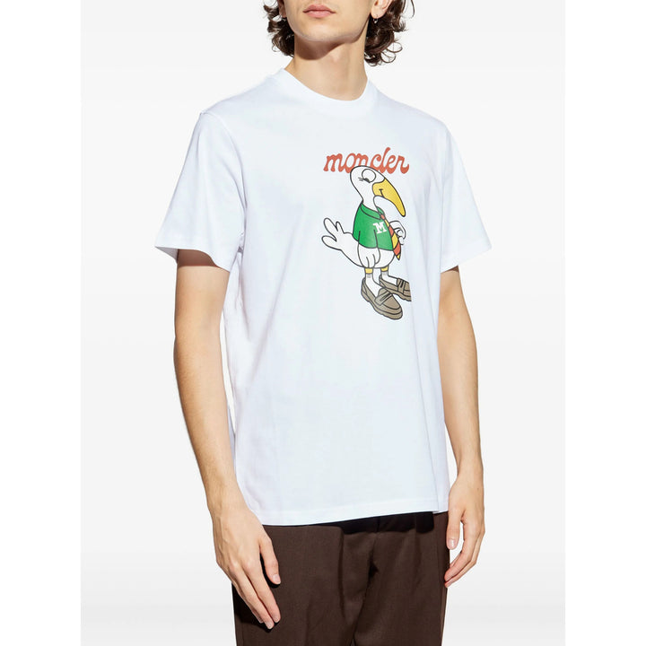 Moncler T Shirts - White | 81a8c0e9c8ce90e3b5d9a4c564d1377992b9dcec