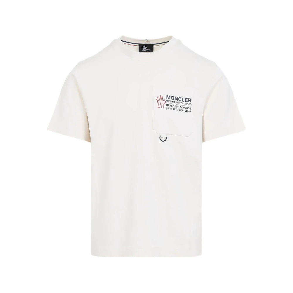 Moncler Grenoble T Shirts - White | 393cfeea6c2dbdd5410fb5d3c24f888e7ab17c41