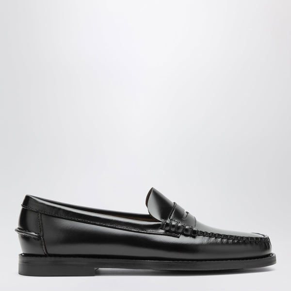 Black Classic Dan Loafers In Leather