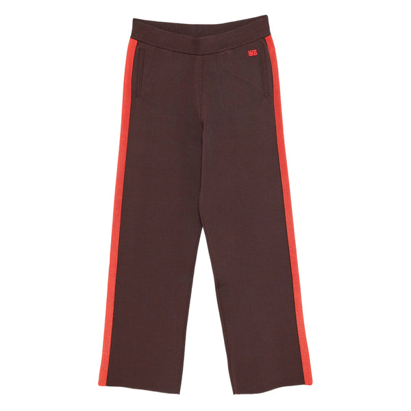 Pants Brown, White