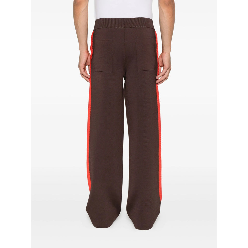 Wales Bonner Pants - Brown, White | c91710d8d79b1d38e71f82d0e02f10e8472ca292