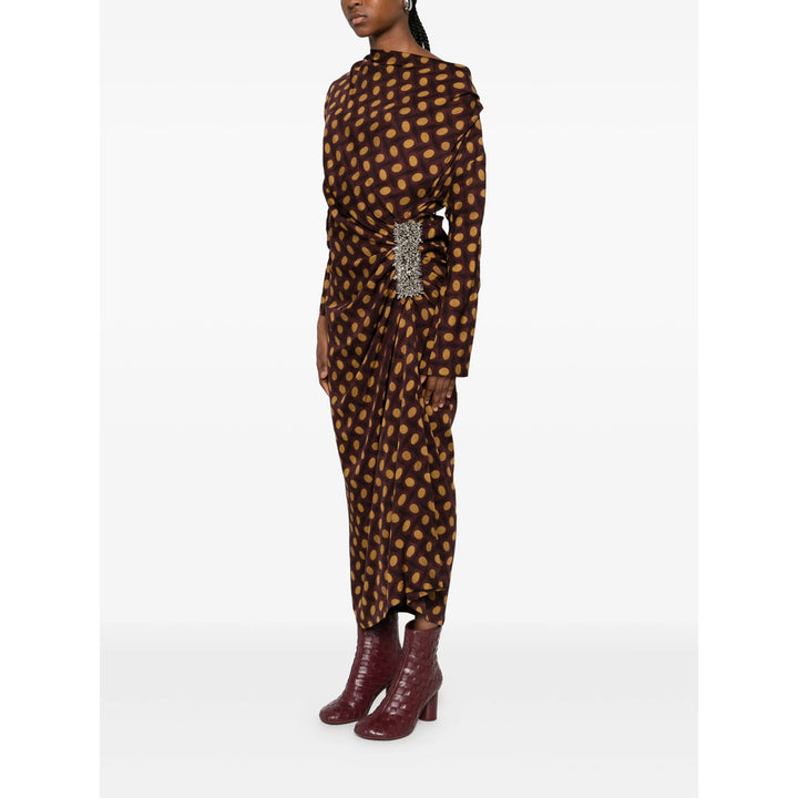 Dries Van Noten Dresses - Brown | 5567de51e35430fbaac42aedb729f9f800acf4f3