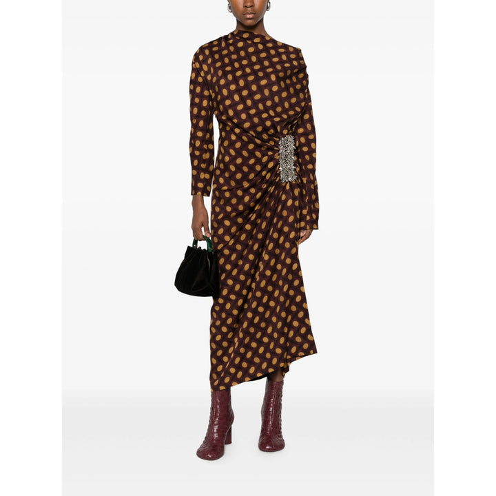 Dries Van Noten Dresses - Brown | b53771bdc38e51bfa57ae4b501d452187dfce09f