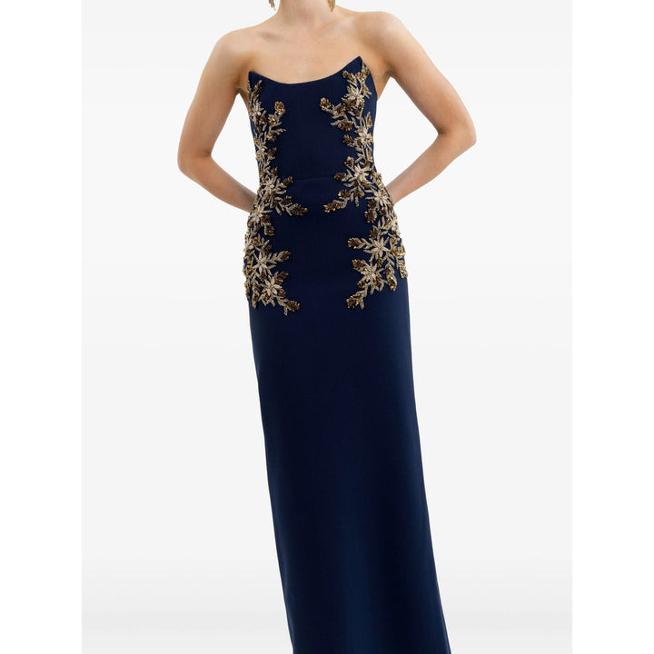 Rebecca Vallance Dresses - Blue, Gold | 1588f9257fde52643c0c33461f5e6a7f806f500b