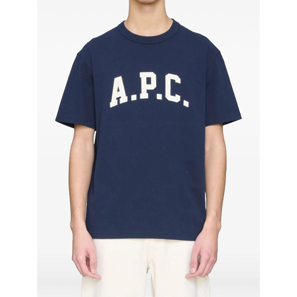 A.P.C. T Shirts - Blue | f6b839d15a608ce1810ff119e5a233650bdc5d4f