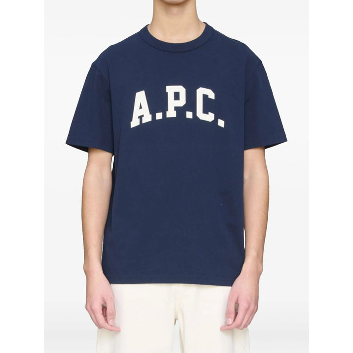 A.P.C. T Shirts - Blue | f6b839d15a608ce1810ff119e5a233650bdc5d4f