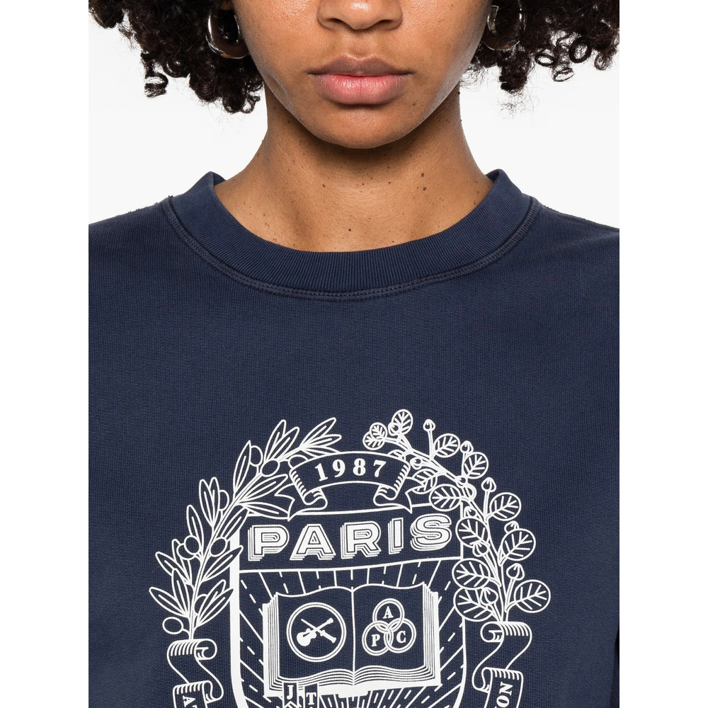 A.P.C. X Marc Jacobs Sweatshirts - Blue | 431df5f00754262a26b4d7503e7ca350dde19cab