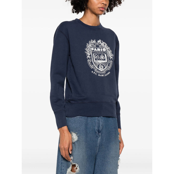 A.P.C. X Marc Jacobs Sweatshirts - Blue | c3cdedcc729b49c9265afbaef8c75c3e2599cf23