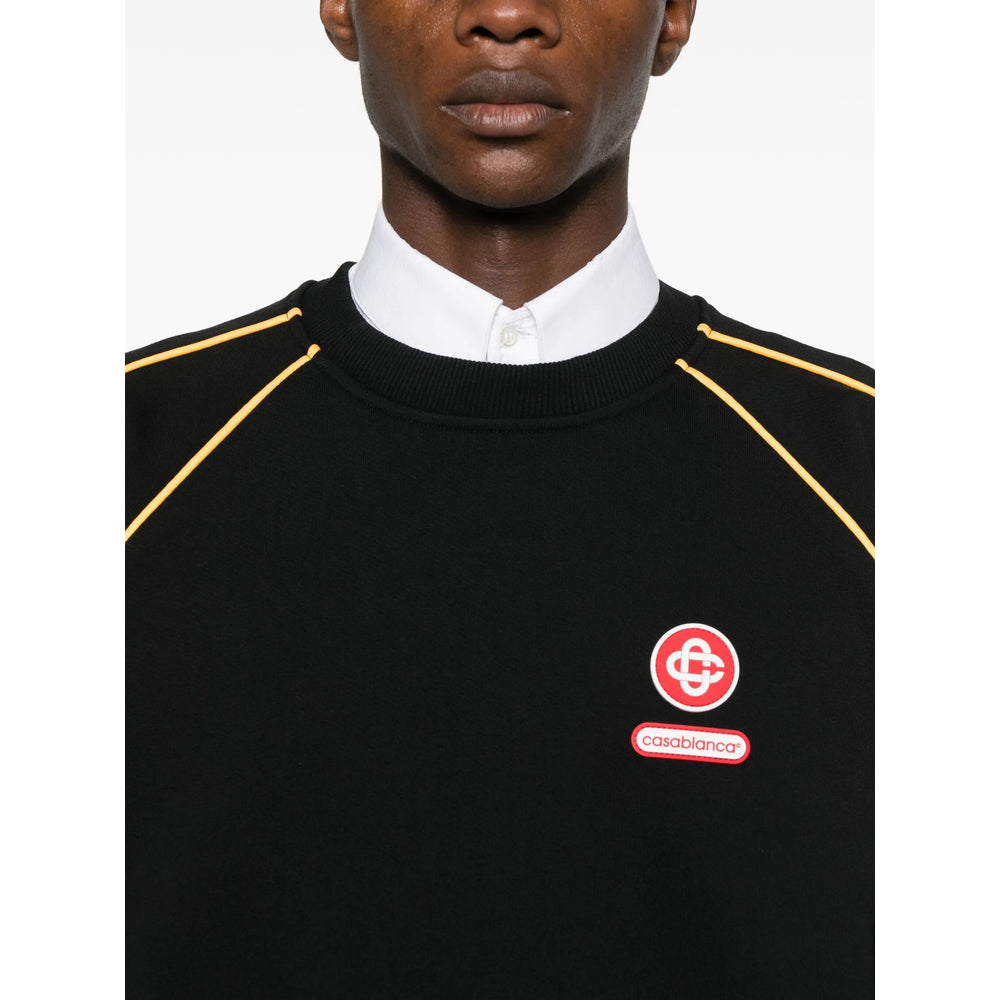 Casablanca Sweatshirts - Black | e1c420e9205b6d96b7ece656a712a2ddbc883a37