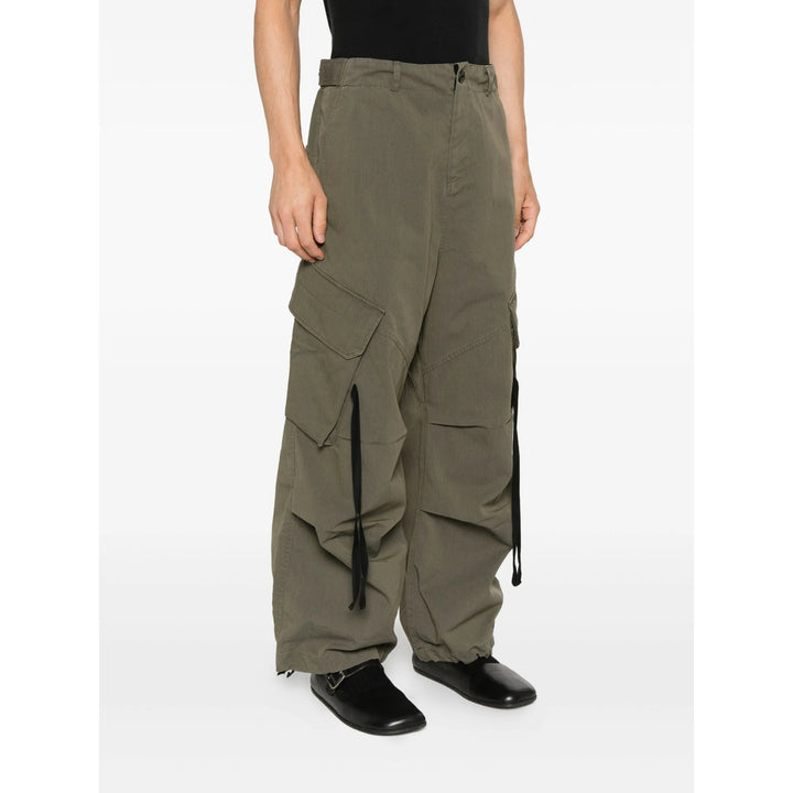 Isabel Benenato Pants - Green | ce2b81171ee19534b23e5f9b257f481f4ab0b679