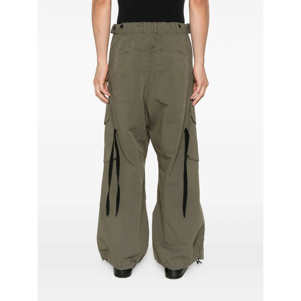 Isabel Benenato Pants - Green | ba1398069a8a1926bb76d4ae8fa8b6ca87ad9336