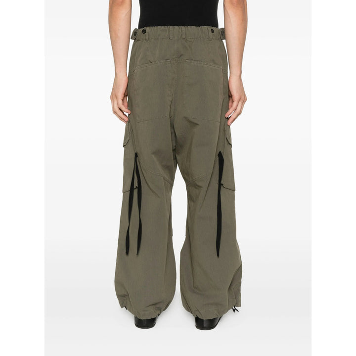 Isabel Benenato Pants - Green | ba1398069a8a1926bb76d4ae8fa8b6ca87ad9336