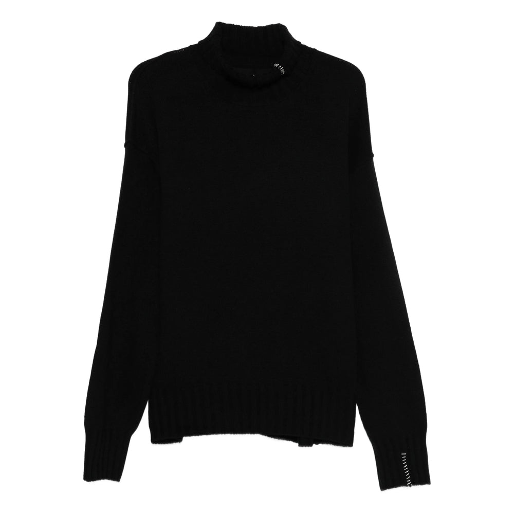 Isabel Benenato Sweaters - Black | 751b72864ae5bea8db10ba4bfeac9312b82debd1