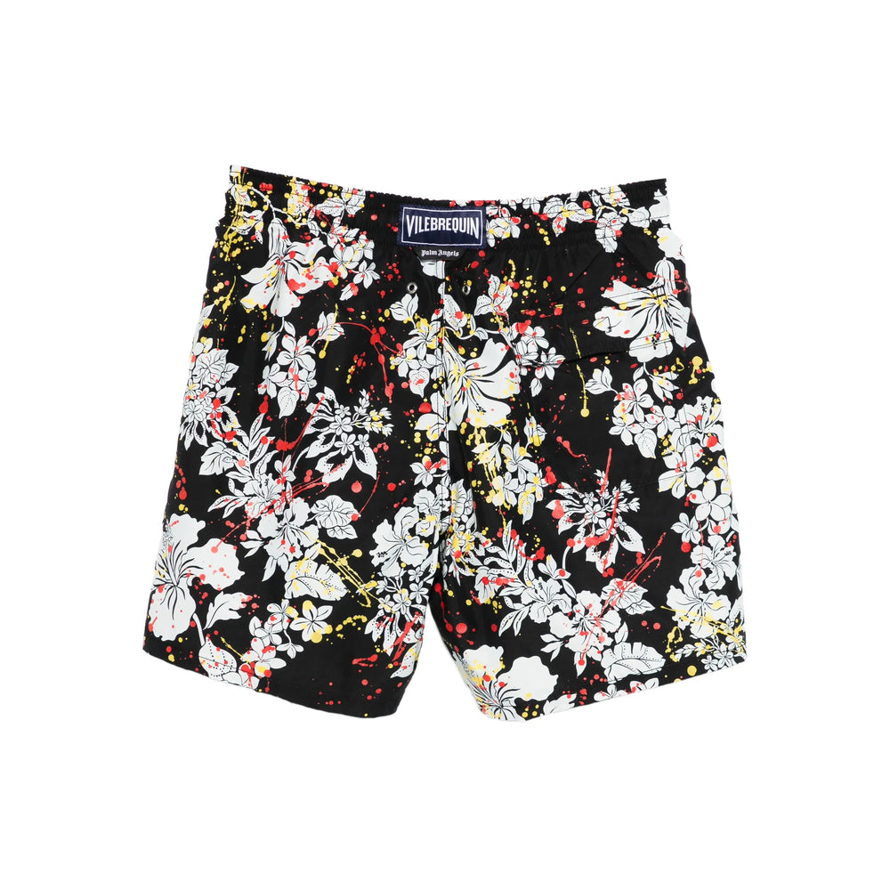 Palm Angels Beachwear - Black, White | 97f97e7ab97951ccfd58bc8b99fcaa33c2c3246f