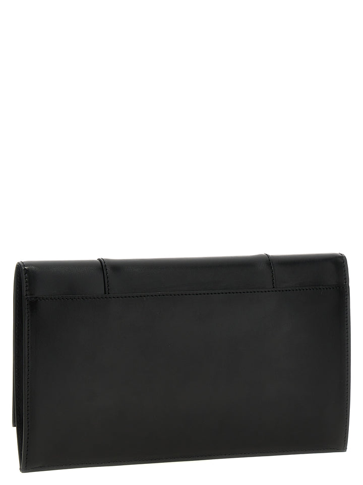 Hourglass Clutch Black