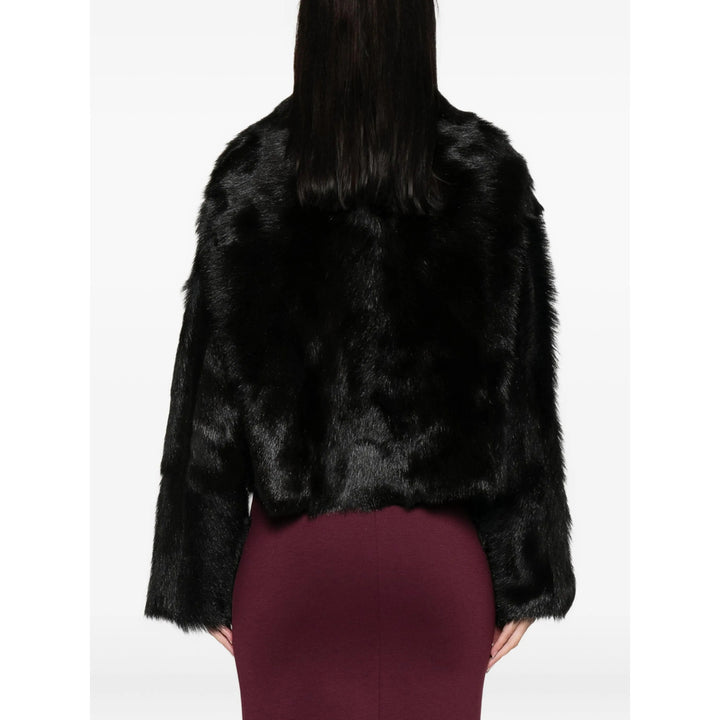 Alberta Ferretti Leather Outerwears - Black | 104112846f89d6a2bb7705df9d916a69e09021a7