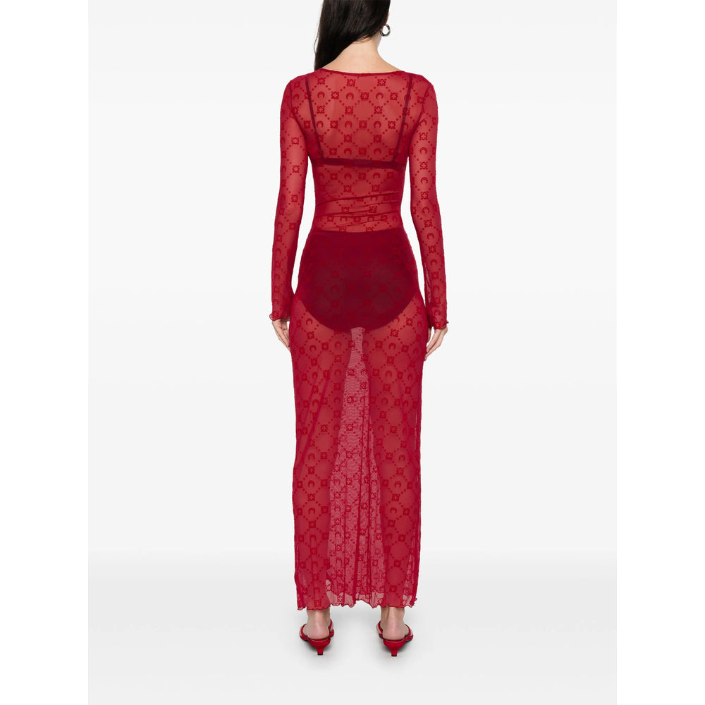 Marine Serre Dresses - Red | 0b890ac945a6f3a8eb64acdb19570f3a888f7528