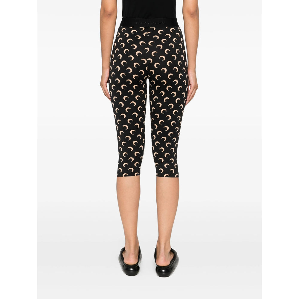 Marine Serre Pants - Black, Neutral | 3b2a222c9c92b3c7d7016187441d671f3b8f92b5