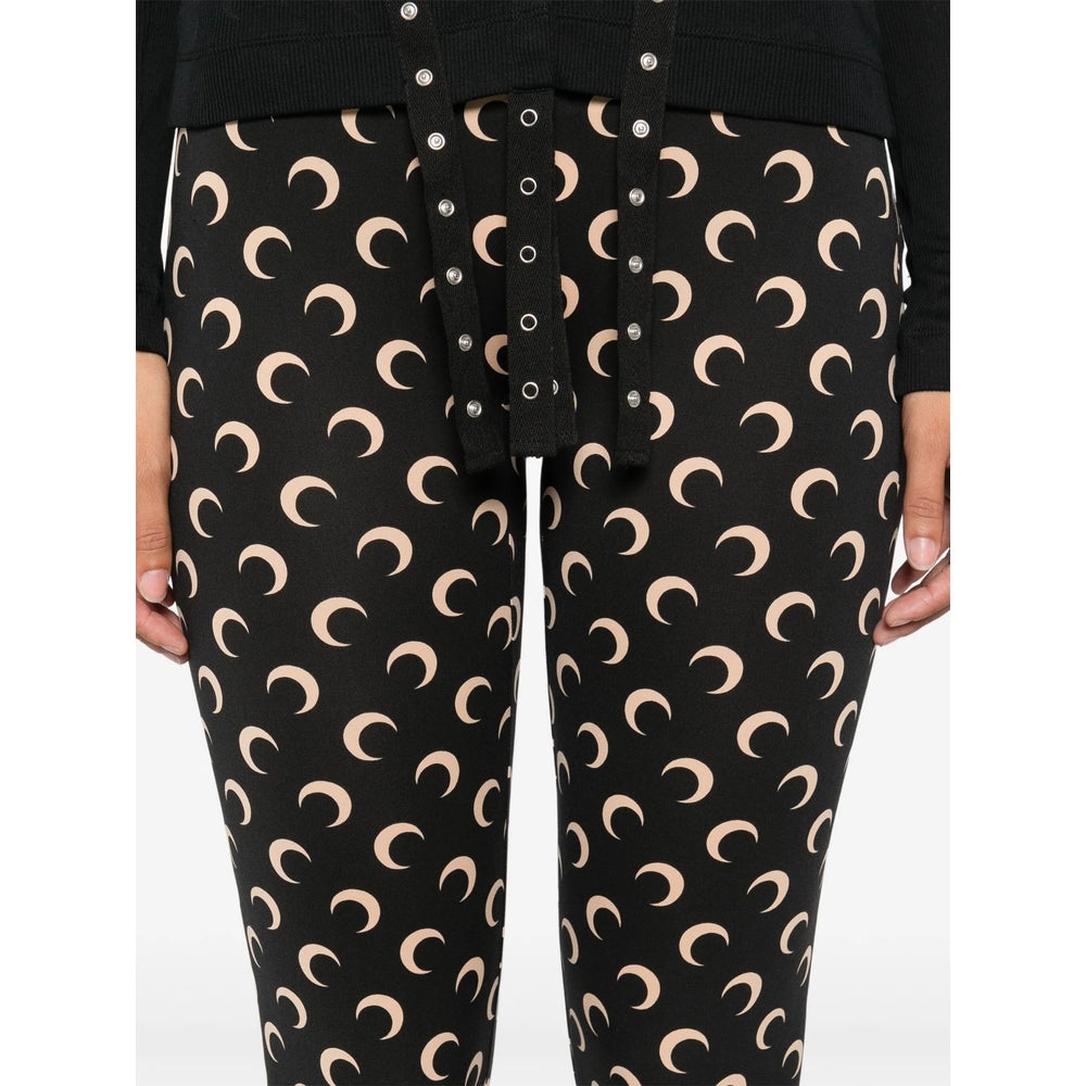 Marine Serre Pants - Black, Neutral | 5b430124d02dd810f67c0a10356810a3b519ed6c