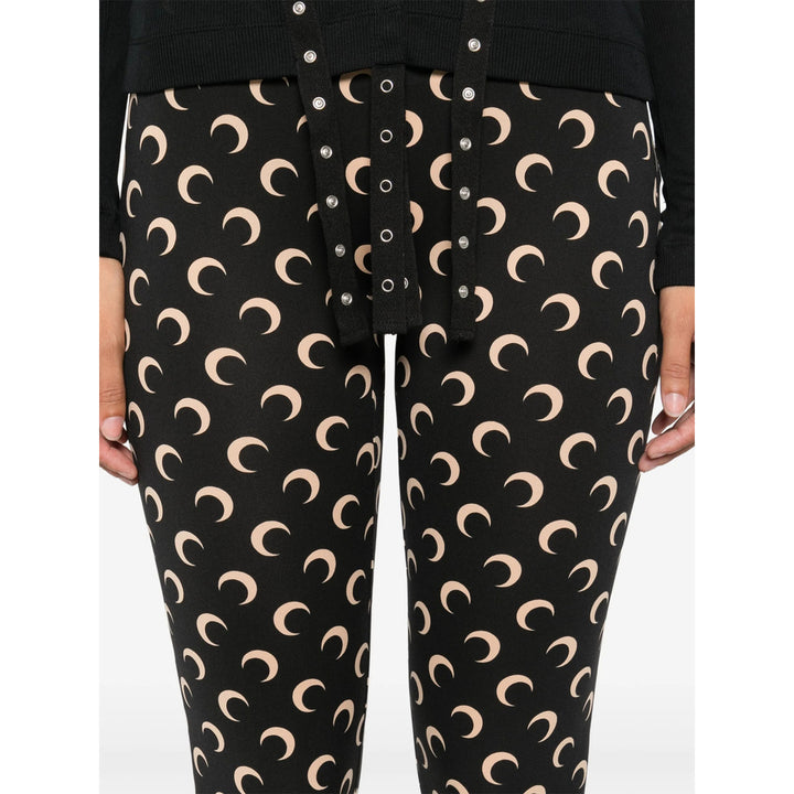 Marine Serre Pants - Black, Neutral | 5b430124d02dd810f67c0a10356810a3b519ed6c