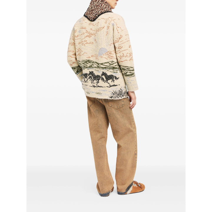 Alanui Sweaters - Neutral, Green | 4682b84cb36fca7bffe190f8692445378fdb477c