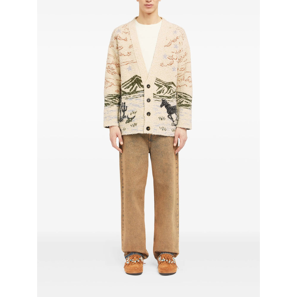 Alanui Sweaters - Neutral, Green | e0ef3bd24876a26af21b1955c275eeabf4e6e5d0