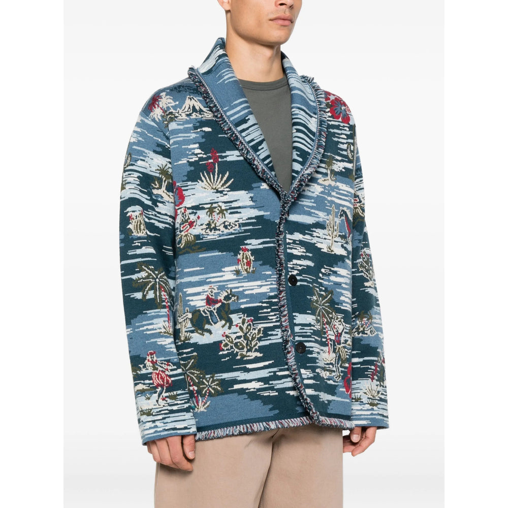 Alanui Sweaters - Blue | d814984ab0bdff9f559edb85a005024145941b6e