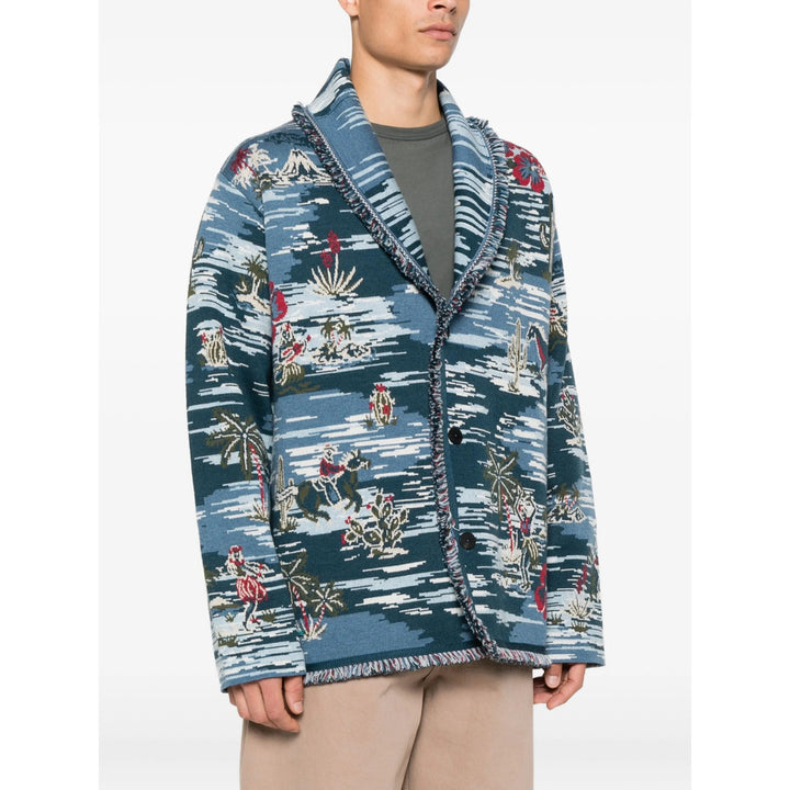 Alanui Sweaters - Blue | d814984ab0bdff9f559edb85a005024145941b6e