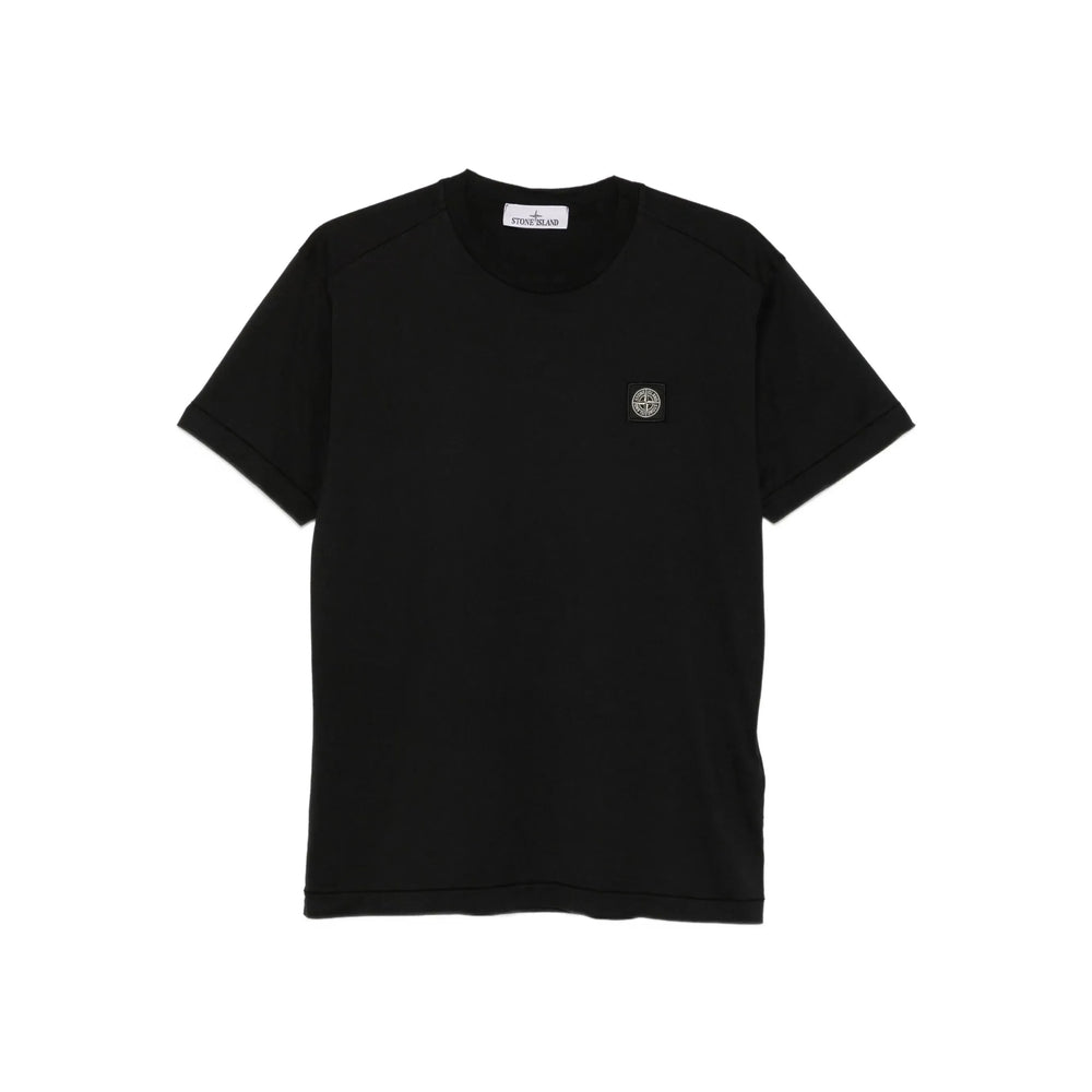 Stone Island T Shirts - Black | 7c270216650122aca528d732f68d65e0a330c800
