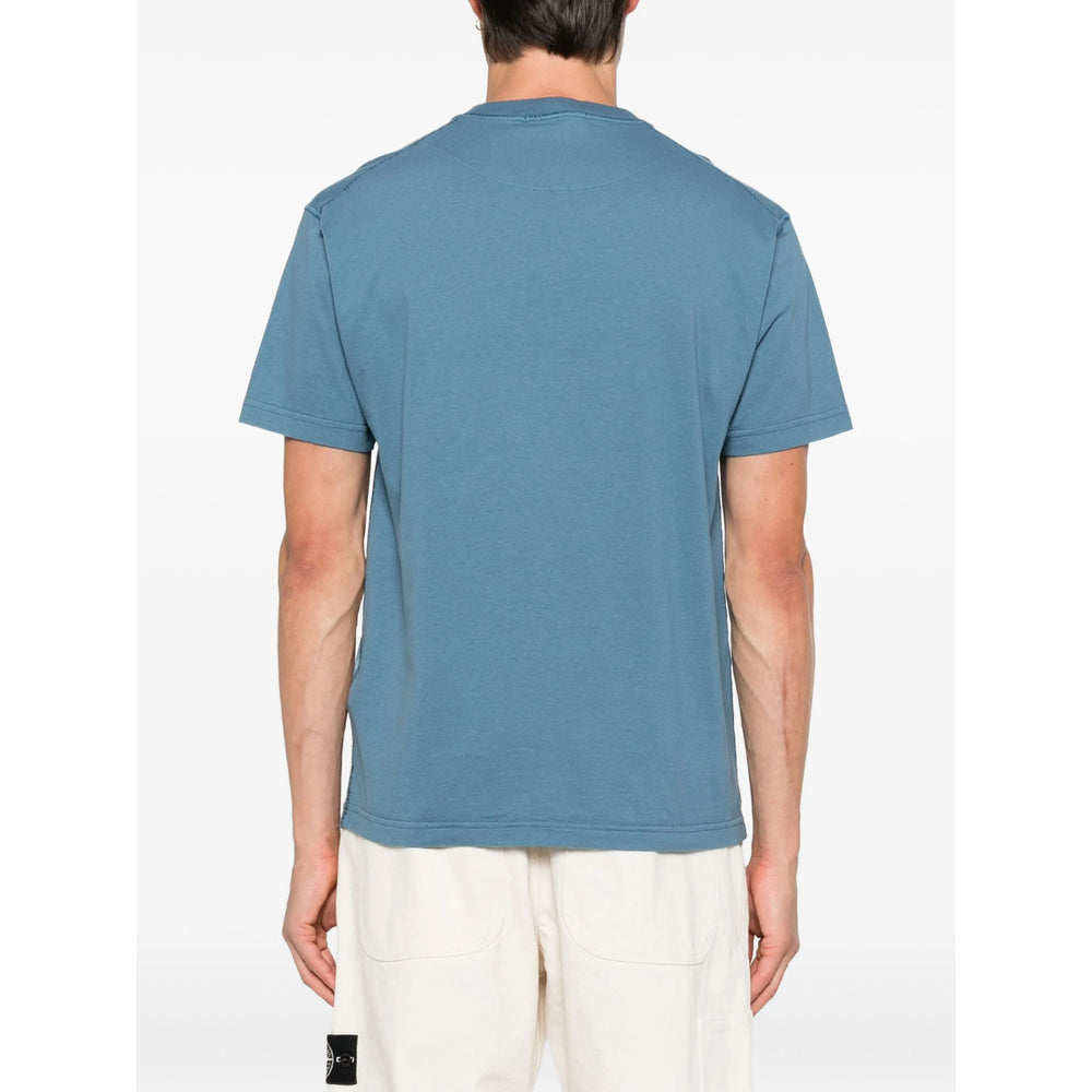 Stone Island T Shirts - Blue | 9910d09f1309aa8d24aca2af3f6ab3e50978e03a