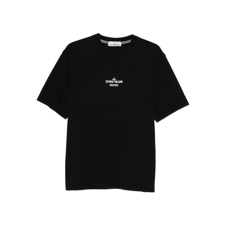 Stone Island T Shirts - Black | 9f5a0ac100f1a7532b2f6ea490cc8f9ddffcd303