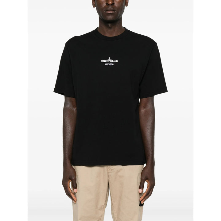 Stone Island T Shirts - Black | 562b1da7a3debb18f1e6e2ef5c6ef50b3bd7c46e