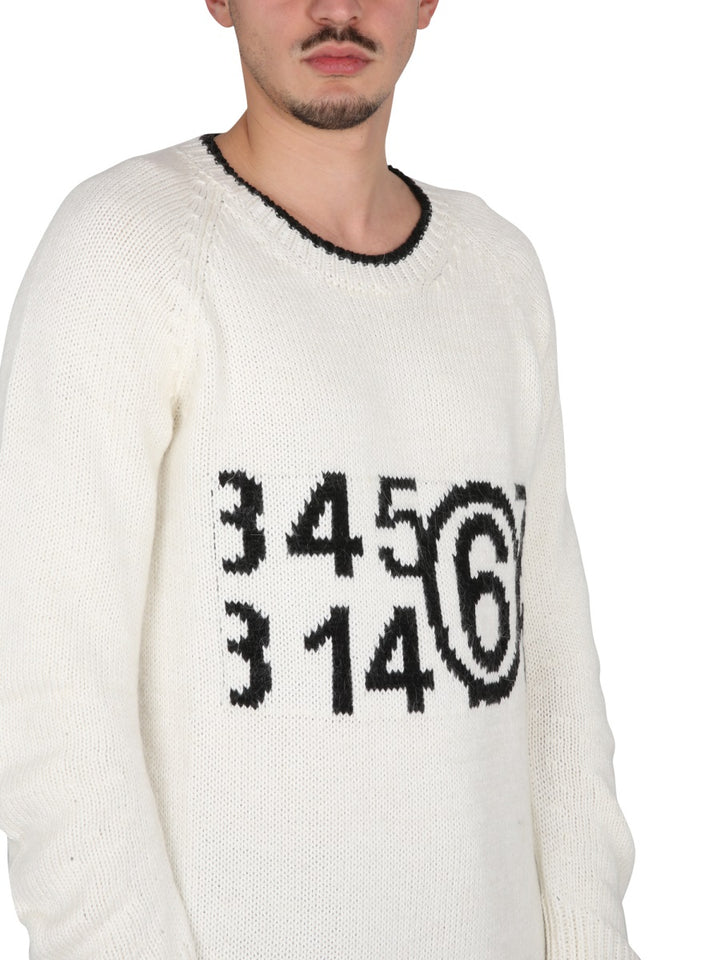 MM6 Maison Margiela Sweaters - White | Wanan Luxury