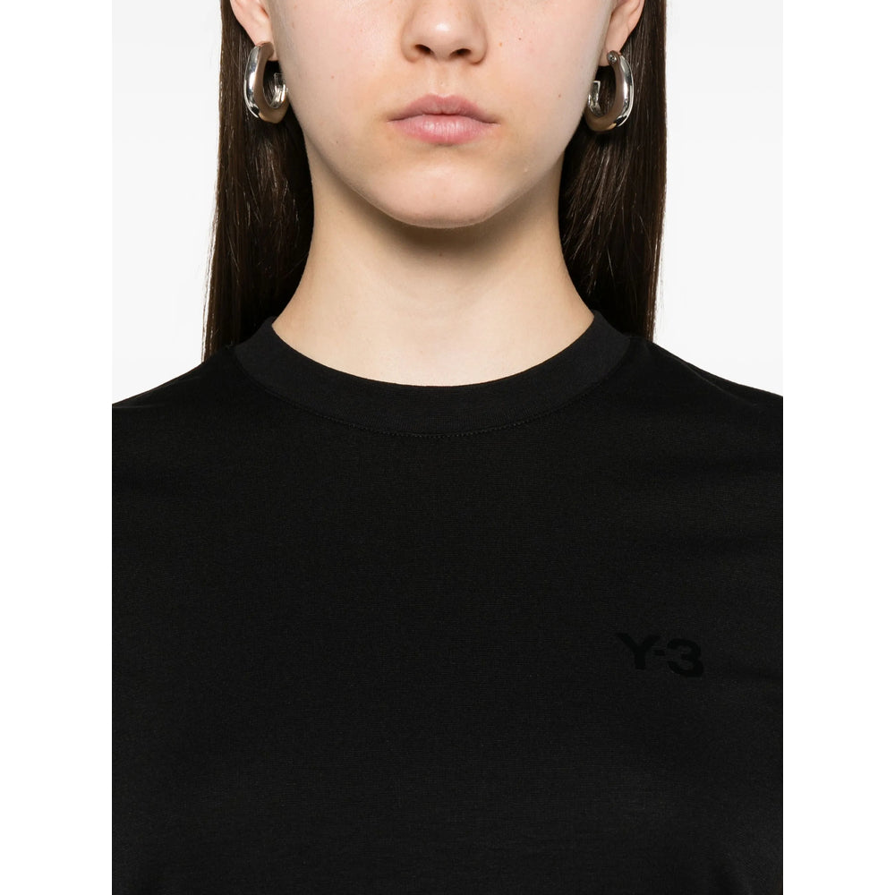 Y-3 T Shirts - Black | 0b6b18faf5f6b2e68d30ac430e0987648d4e941a