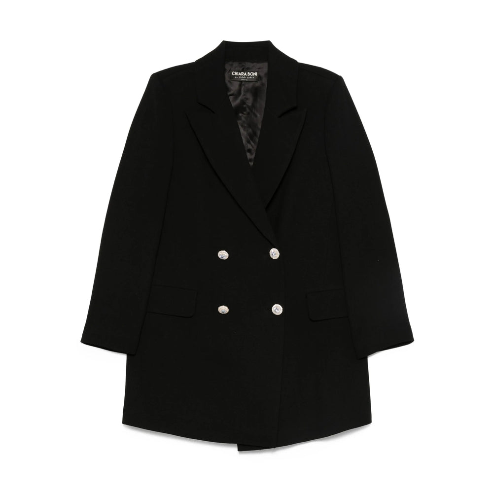 Chiara Boni Coats - Black | e962d55bd9af5d22c055f7afbb25ebc597945c37