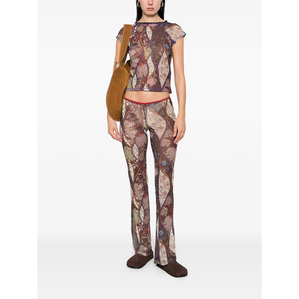 Siedres Pants - Brown/Purple | d2de1682b9c9912923323f13a3e181fd40f70b5f