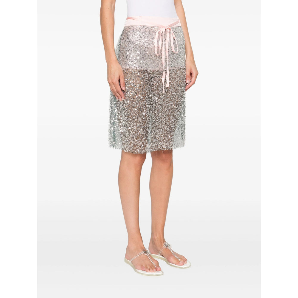 Siedres Skirts - Green, Pink | 26d0b69f64213a9a38411bb492f219e760a9e24c