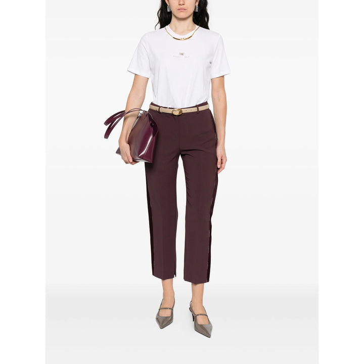 Elisabetta Franchi Pants - Brown | 4b0e6ce659d71e44bd709846d5e01250bb462cbd