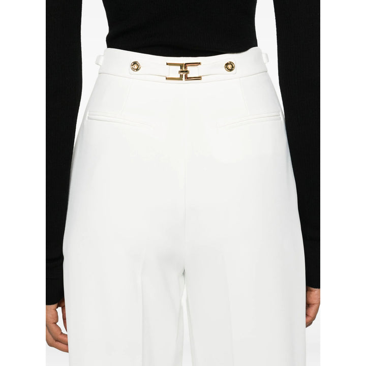 Elisabetta Franchi Pants - White | 0a04b03d0ed182e360a59608daa12e88276fde7c