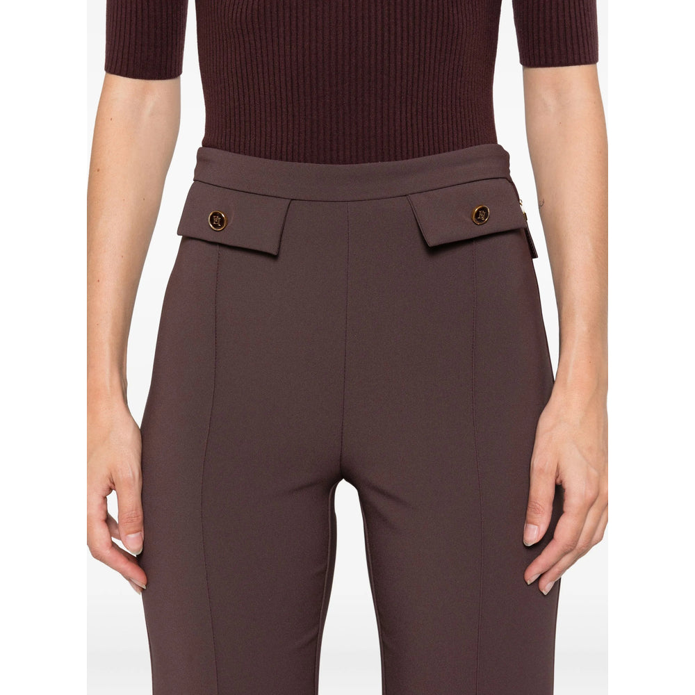 Elisabetta Franchi Pants - Brown | 004647e2c203be14338e5b9d06451f354ad09f55