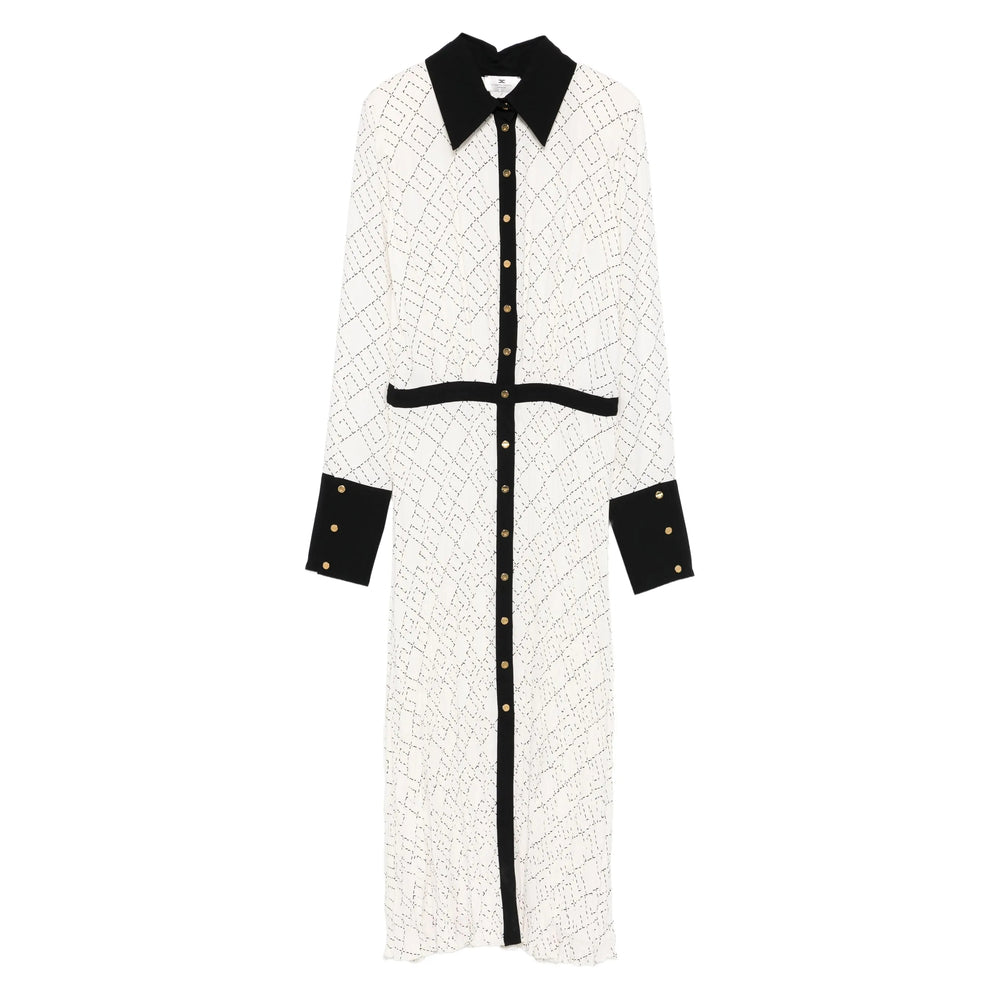 Elisabetta Franchi Dresses - White, Black | 53361fa3fb53842e6d2e7e8546097b9d49761bab