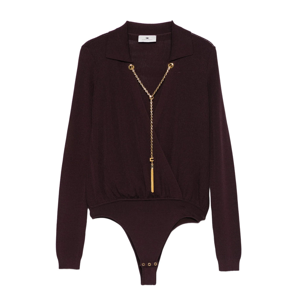 Elisabetta Franchi Bodysuits - Red | 9cefd9ecd34e022aa488569e2861f5f540943624