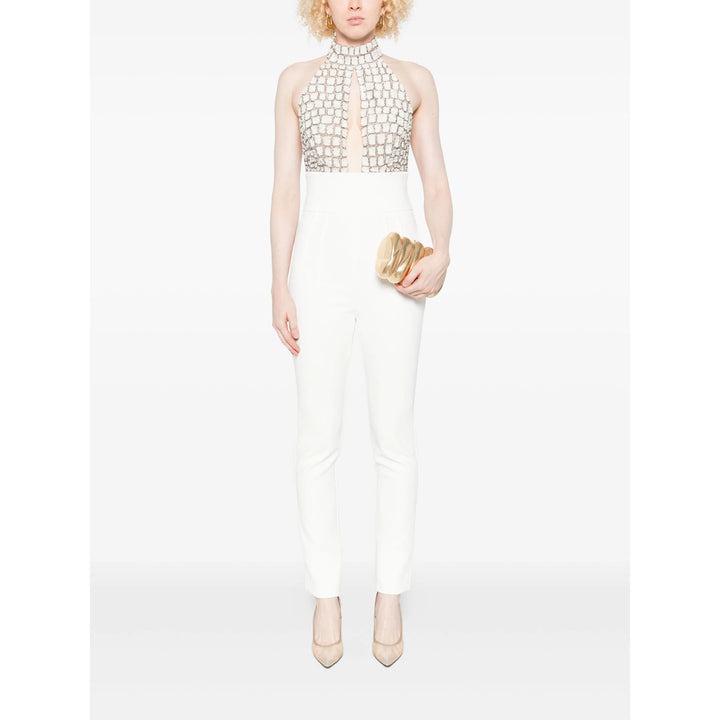 Elisabetta Franchi Jumpsuits - White | 15cb35b2d1585a2a7fd81c145a4f85a46fbe5a0b