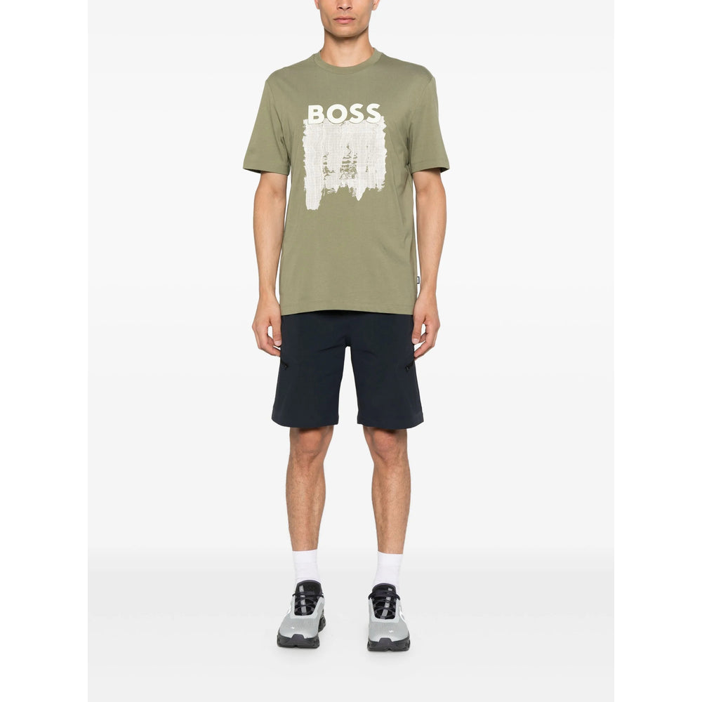 Boss T Shirts - Green | 074cea0c7250cd5fc04300cbbd497ed2e2d63b80