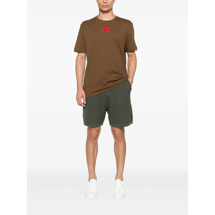 Hugo T Shirts - Brown | f8568a0aa622c720f56928f1f6a3f9193db33737